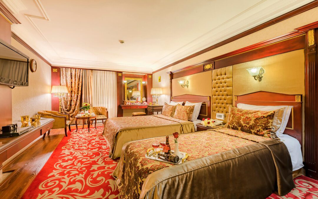 اتاق دبل پانوراما تراس‌دار هتل گلدن پالاس